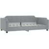 Lova Sofa, šviesiai pilkos spalvos, 90x190cm, audinys