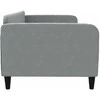 Lova Sofa, šviesiai pilkos spalvos, 90x190cm, audinys