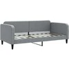 Sofa, šviesiai pilkos spalvos, 90x190cm, audinys