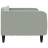 Lova Sofa, šviesiai pilkos spalvos, 90x190cm, aksomas