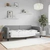 Lova Sofa, šviesiai pilkos spalvos, 90x200cm, audinys