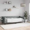 Lova Sofa, šviesiai pilkos spalvos, 90x200cm, audinys