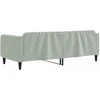 Lova Sofa, šviesiai pilkos spalvos, 90x200cm, aksomas