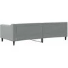 Lova Sofa, šviesiai pilkos spalvos, 90x200cm, audinys