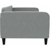 Lova Sofa, šviesiai pilkos spalvos, 90x200cm, audinys