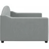 Lova Sofa, šviesiai pilkos spalvos, 90x200cm, audinys