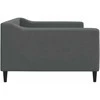 Lova Sofa, tamsiai pilkos spalvos, 100x200cm, audinys