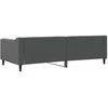 Lova Sofa, tamsiai pilkos spalvos, 100x200cm, audinys
