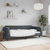 Lova Sofa, tamsiai pilkos spalvos, 100x200cm, aksomas