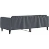 Lova Sofa, tamsiai pilkos spalvos, 100x200cm, aksomas