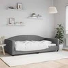 Lova Sofa, tamsiai pilkos spalvos, 100x200cm, audinys