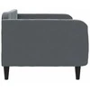 Lova Sofa, tamsiai pilkos spalvos, 100x200cm, aksomas