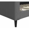 Lova Sofa, tamsiai pilkos spalvos, 100x200cm, audinys