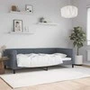 Lova Sofa, tamsiai pilkos spalvos, 100x200cm, aksomas
