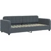 Lova Sofa, tamsiai pilkos spalvos, 80x200cm, aksomas