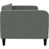 Lova Sofa, tamsiai pilkos spalvos, 80x200cm, audinys