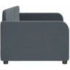 Lova Sofa, tamsiai pilkos spalvos, 80x200cm, aksomas