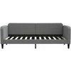 Lova Sofa, tamsiai pilkos spalvos, 80x200cm, audinys