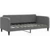 Lova Sofa, tamsiai pilkos spalvos, 90x190cm, audinys