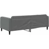 Lova Sofa, tamsiai pilkos spalvos, 90x190cm, audinys