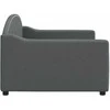 Lova Sofa, tamsiai pilkos spalvos, 90x190cm, audinys
