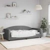 Lova Sofa, tamsiai pilkos spalvos, 90x190cm, audinys