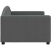 Lova Sofa, tamsiai pilkos spalvos, 90x190cm, audinys