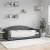 Lova Sofa, tamsiai pilkos spalvos, 90x190cm, audinys
