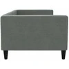 Lova Sofa, tamsiai pilkos spalvos, 90x190cm, audinys