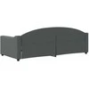 Lova Sofa, tamsiai pilkos spalvos, 90x200cm, audinys