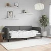 Lova Sofa, tamsiai pilkos spalvos, 90x200cm, audinys