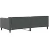 Lova Sofa, tamsiai pilkos spalvos, 90x200cm, audinys