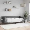 Lova Sofa, tamsiai pilkos spalvos, 90x200cm, audinys