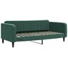 Lova Sofa, tamsiai žalios spalvos, 100x200cm, aksomas