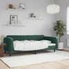 Lova Sofa, tamsiai žalios spalvos, 100x200cm, aksomas