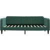Lova Sofa, tamsiai žalios spalvos, 100x200cm, aksomas