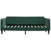 Lova Sofa, tamsiai žalios spalvos, 80x200cm, aksomas