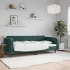 Lova Sofa, tamsiai žalios spalvos, 90x200cm, aksomas