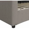 Lova Sofa, taupe spalvos, 100x200cm, audinys