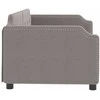 Lova Sofa, taupe spalvos, 80x200cm, audinys