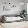 Lova Sofa, taupe spalvos, 90x200cm, audinys