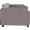 Lova Sofa, taupe spalvos, 90x200cm, audinys