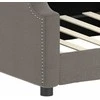 Lova Sofa, taupe spalvos, 90x200cm, audinys