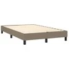 Lova su spyruoklėmis/čiužiniu/LED, taupe, 120x200cm, audinys