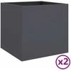 Loveliai, 2vnt., antracito, 42x40x39cm, valcuotas plienas