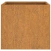 Loveliai, 2vnt., 32x30x29cm, Corten plienas