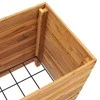 Aukštas lovelis, 50x40x55cm, perdirbtas tikmedis ir plienas