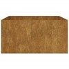 Lovelis, 80x80x40cm, Corten plienas