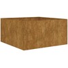 Lovelis, 80x80x40cm, Corten plienas