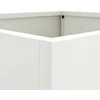 Lovelis, baltos spalvos, 32x27,5x75cm, šaltai valcuotas plienas
